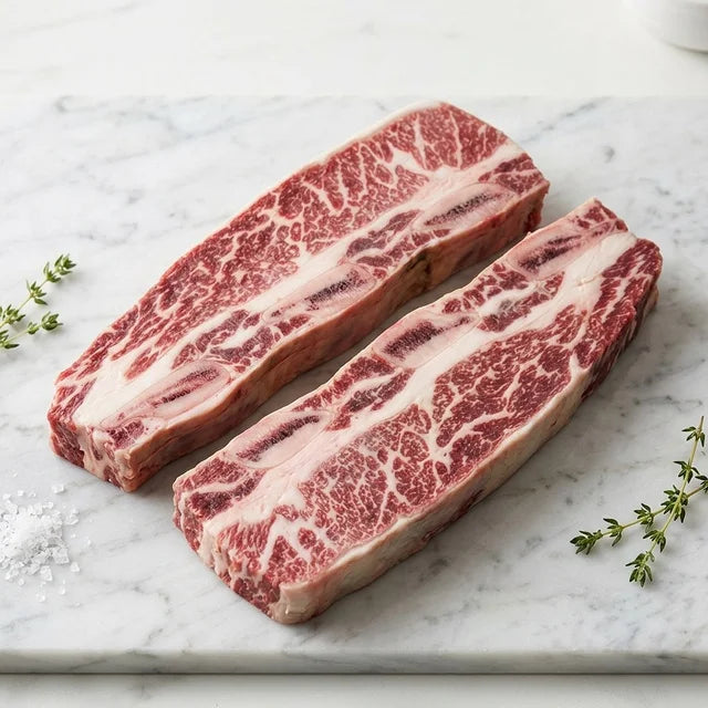 Sườn Bò Mỹ Có Xương - Thịt Chắc Ngọt - 500g
