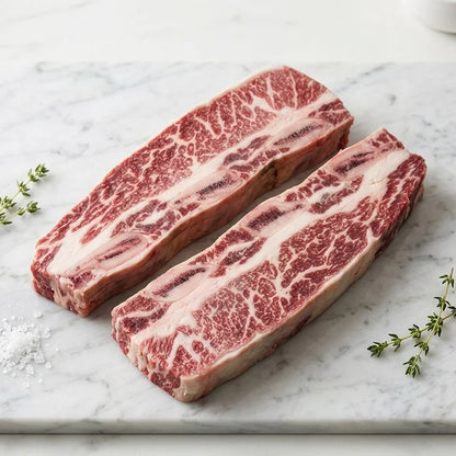 Sườn Bò Mỹ Có Xương - Thịt Chắc Ngọt - 500g