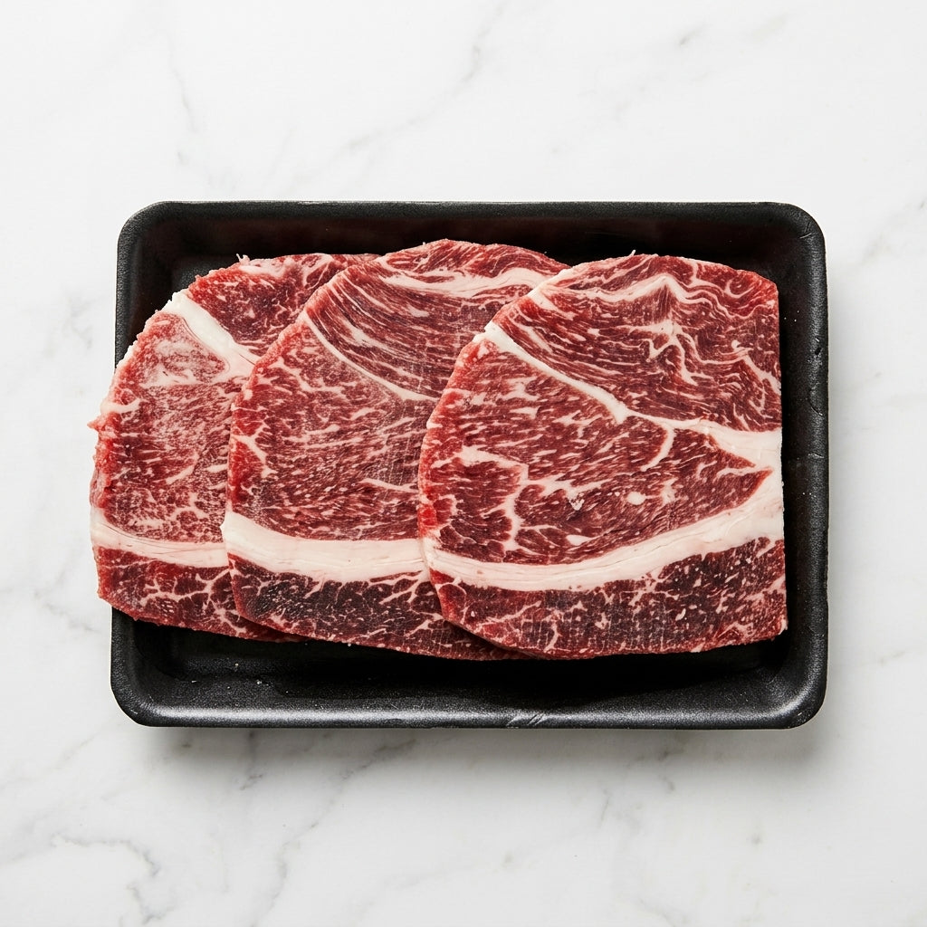 Thăn cổ bò Fohla Wagyu Chuck Roll 500g - vân mỡ cẩm thạch đều