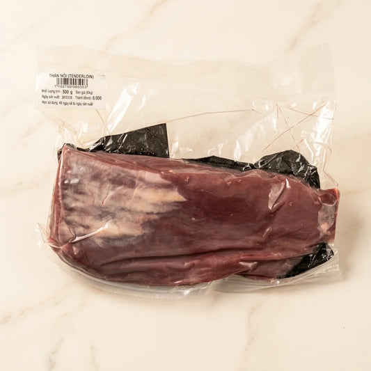 Thăn Nội Bò Tươi Fohla - 500g Nguyên Khối - Hút Chân Không