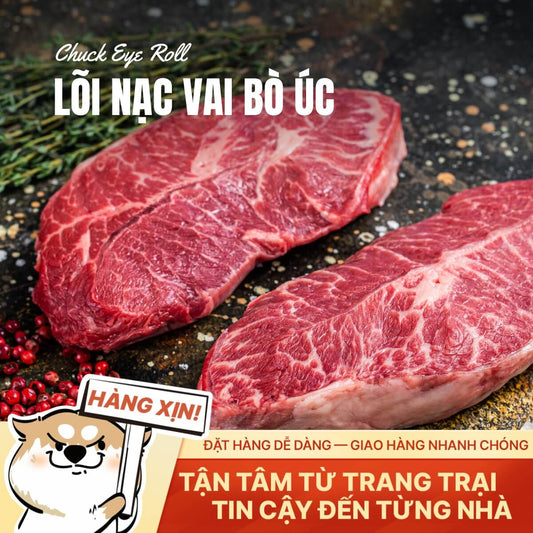 Lõi Nạc Vai Bò Úc - Thịt Mềm Ngọt - 500g