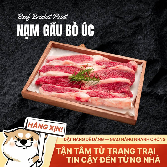 Nạm Gầu Bò Úc - Thớ Mềm Ngậy - 500g