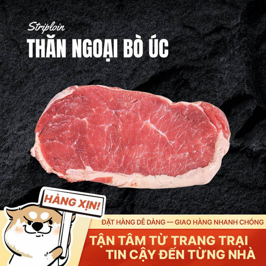 Thăn Ngoại Bò Úc - Cắt Steak 2cm - 500g
