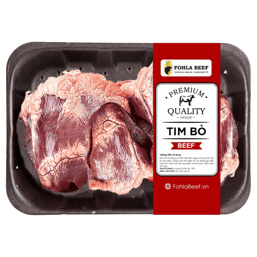 Tim Bò Việt Nam - Tươi Ngon - 500g